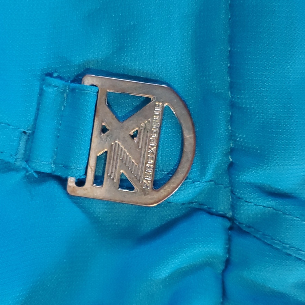 ZeroXposur Coat Blue Hooded White Trim Longer Ski Winter Size L - Picture 14 of 14